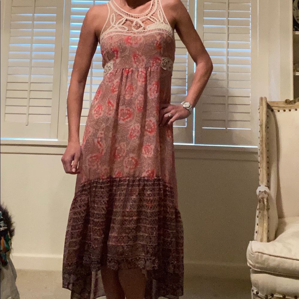 Free People maxi dress with crochet details - Picture 3 of 11